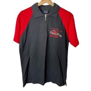 Rayar Black Red Grand Prix Monaco Racing Formula 1 Polo Shirt Men's Size S